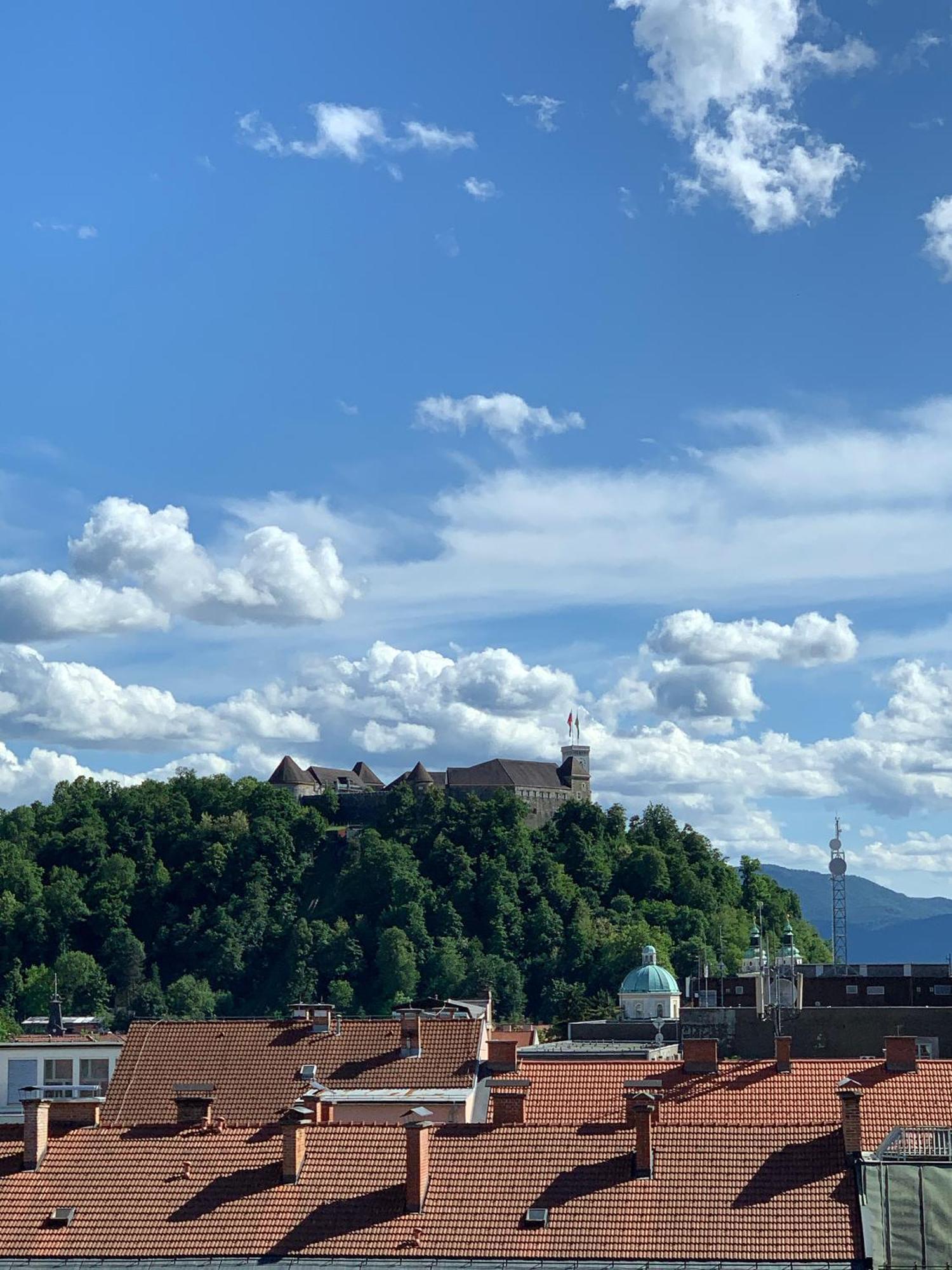 Luxe Penthouse With A Castle View Любляна Екстериор снимка